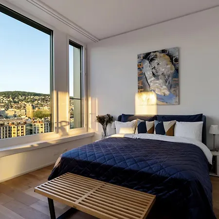 דירה Large Luxury Business Penthouse Near Main Station ציריך